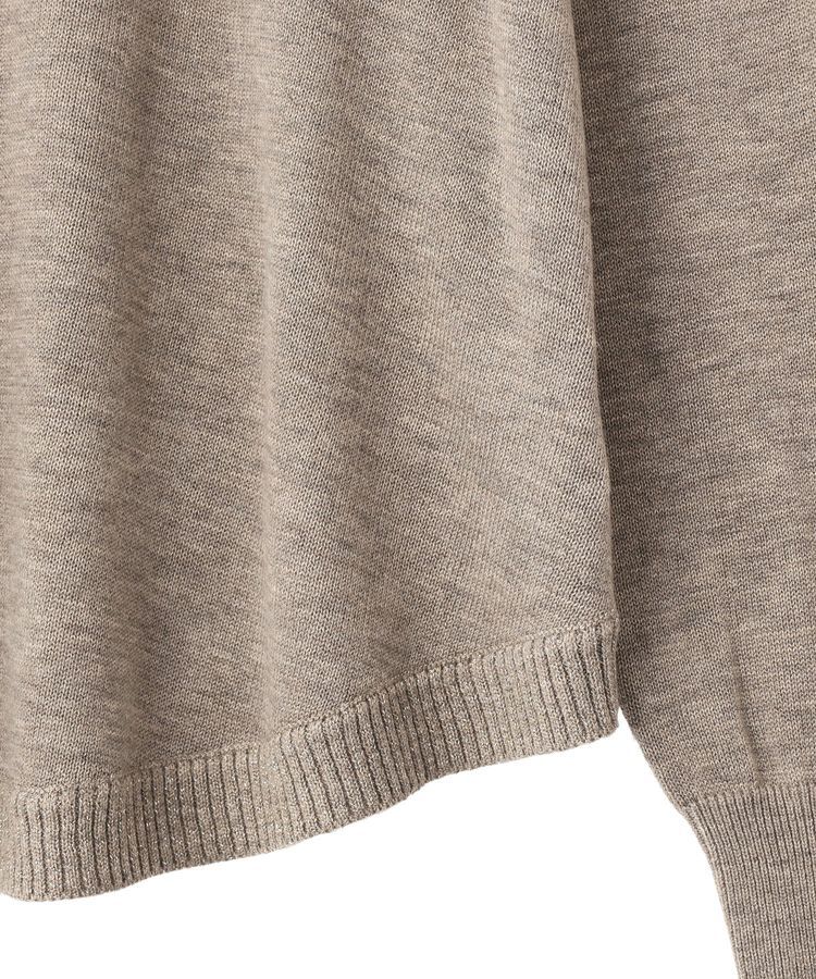 YECCA VECCA「裾ラメMIXラウンドヘムニット」|ニット・セーター|