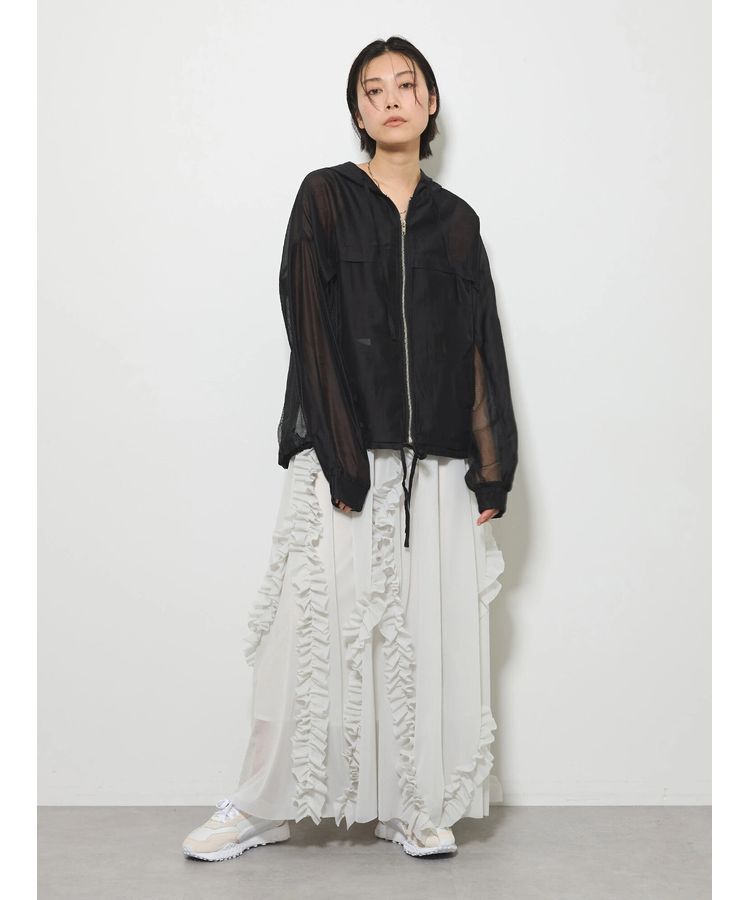 GARAGE OF GOOD CLOTHING「ペチコート付きフリル巻きスカート」|スカート|