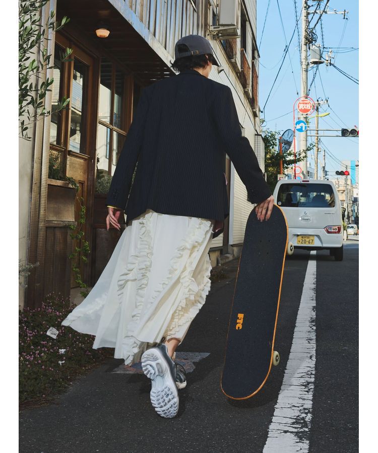 GARAGE OF GOOD CLOTHING「ペチコート付きフリル巻きスカート」|スカート|