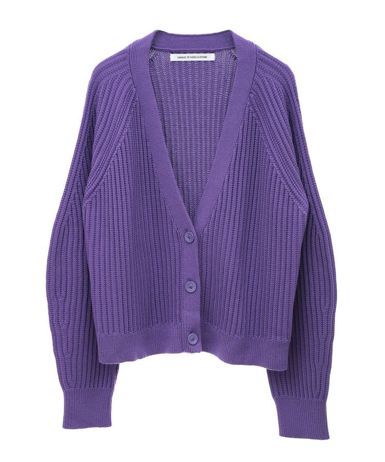 GARAGE OF GOOD CLOTHING「ボリューム袖ショート丈カーディガン」|カーディガン|