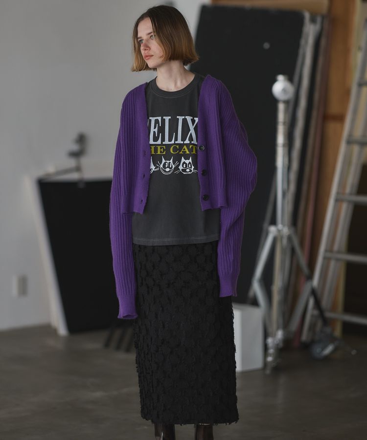 GARAGE OF GOOD CLOTHING「ボリューム袖ショート丈カーディガン」|カーディガン|