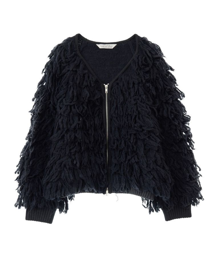 GARAGE OF GOOD CLOTHING「【TORRAZZO DONNA】フリンジニットブルゾン」|ブルゾン・スタジャン|