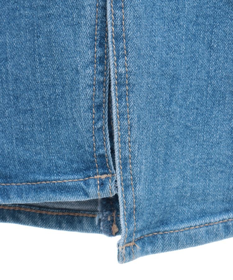 GARAGE OF GOOD CLOTHING「ラップロングデニムスカート」|フレア|