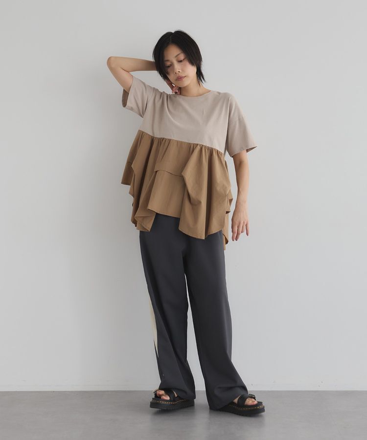 GARAGE OF GOOD CLOTHING「無地サイドラインドロストパンツ」|その他|