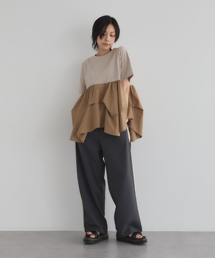 GARAGE OF GOOD CLOTHING「無地サイドラインドロストパンツ」|その他|