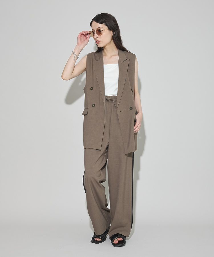 GARAGE OF GOOD CLOTHING「無地サイドラインドロストパンツ」|その他|