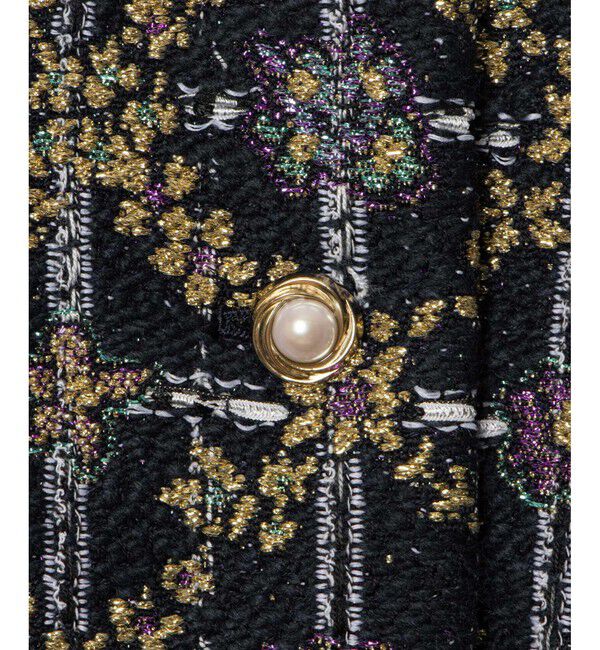 LOULOU WILLOUGHBY「【LOULOU WILLOUGHBY】MALHIA KENTラメジャガード ジャケット」|その他|