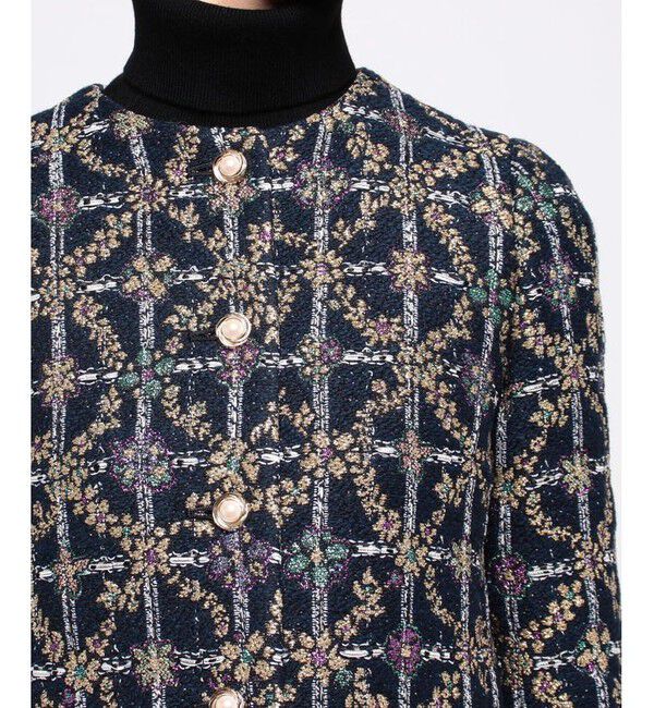LOULOU WILLOUGHBY「【LOULOU WILLOUGHBY】MALHIA KENTラメジャガード ジャケット」|その他|