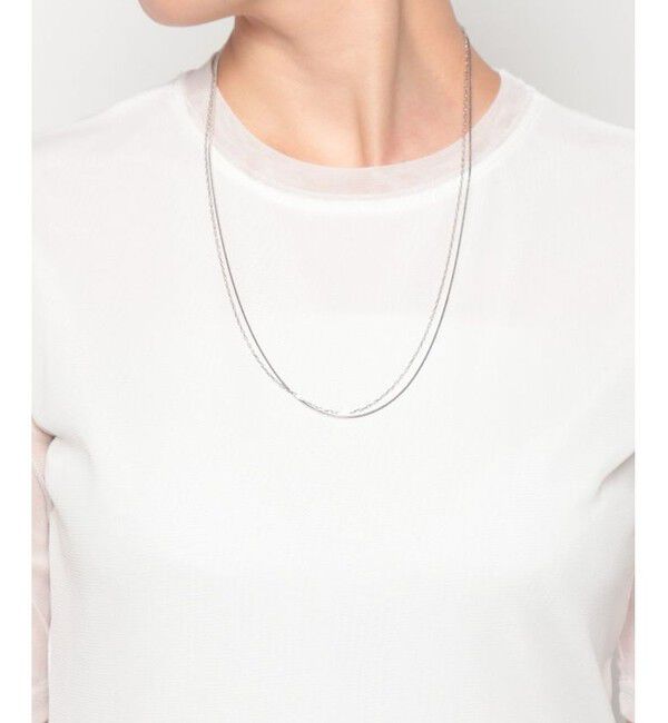 allureville「【MARIHA(マリハ)】 SILENT RAIN 2連ネックレス」|ネックレス|