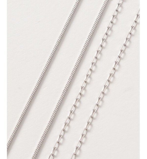 allureville「【MARIHA(マリハ)】 SILENT RAIN 2連ネックレス」|ネックレス|