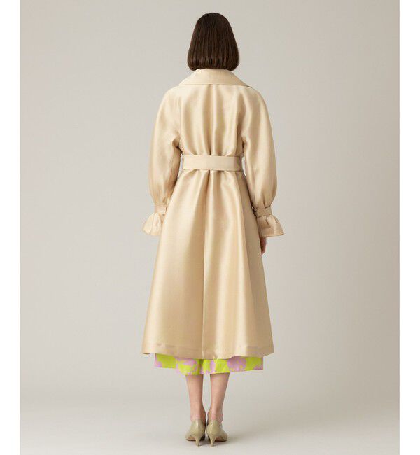 LOULOU WILLOUGHBY「【LOULOU WILLOUGHBY】シルキーダブルクロスドレスコート」|その他|