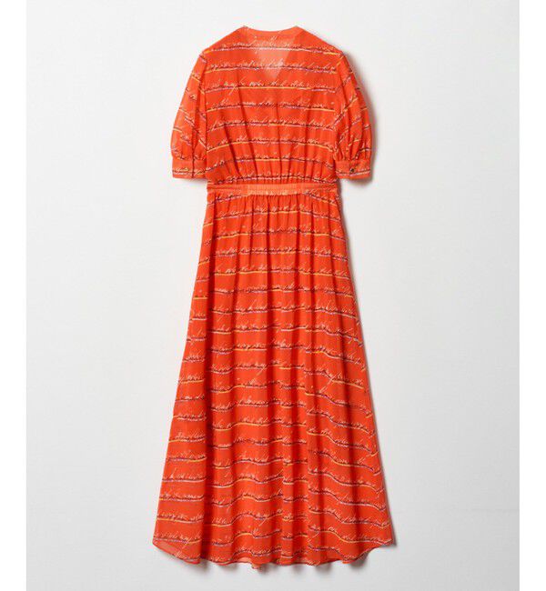 LOULOU WILLOUGHBY「【LOULOU WILLOUGHBY】RATTIレタードボーダーワンピース」|ワンピース|