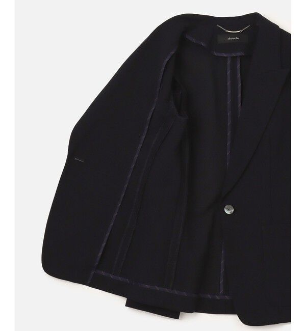 allureville「レノクロス1Bタイトジャケット」|テーラードジャケット|