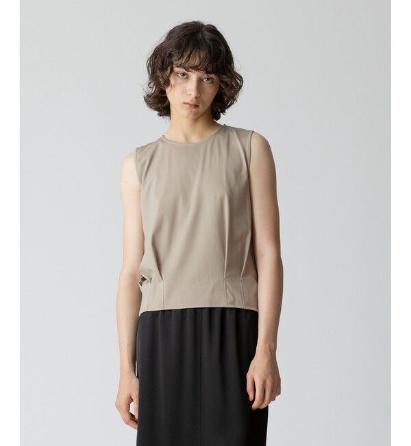 allureville「バックレイヤードプルオーバー」|Tシャツ・カットソー|ベージュ