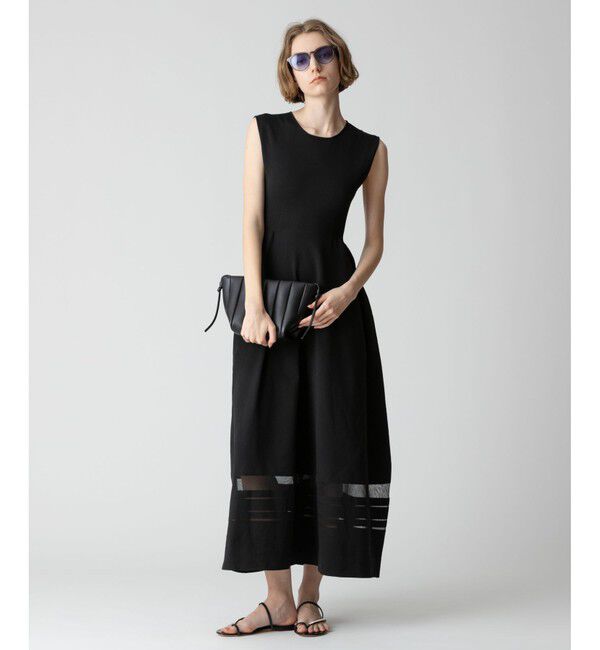 allureville「ウエストマークリブワンピース」|ワンピース|