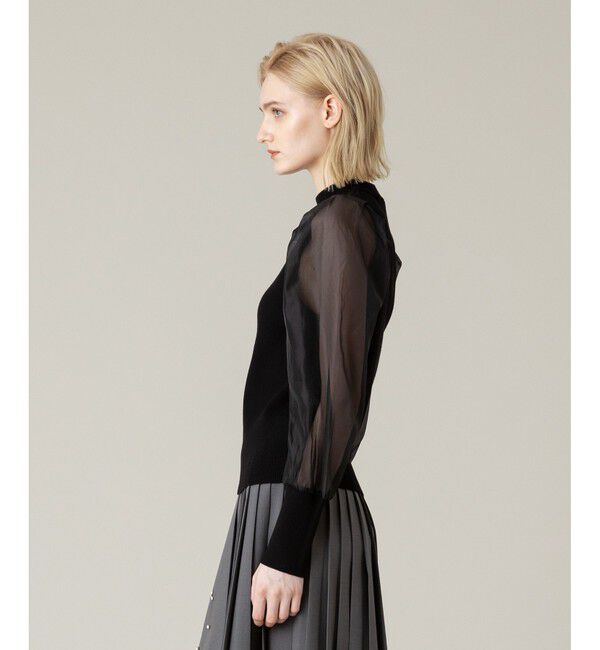 LOULOU WILLOUGHBY「【LOULOU WILLOUGHBY】◇ タックパフシアースリーブプルオーバー」|その他|