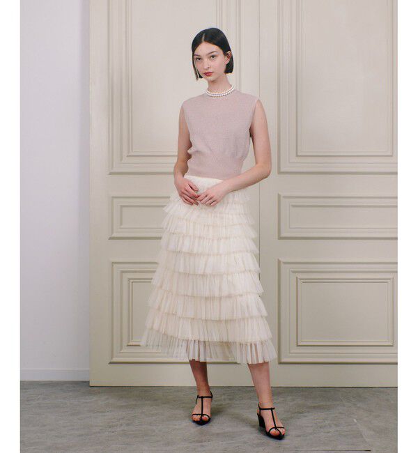 LOULOU WILLOUGHBY「【LOULOU WILLOUGHBY】リブコルセットラメプルオーバー」|その他|