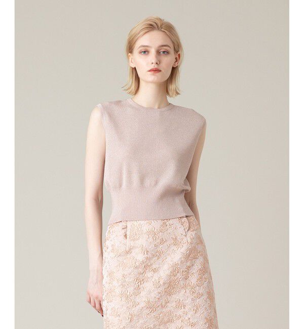 LOULOU WILLOUGHBY「【LOULOU WILLOUGHBY】リブコルセットラメプルオーバー」|その他|