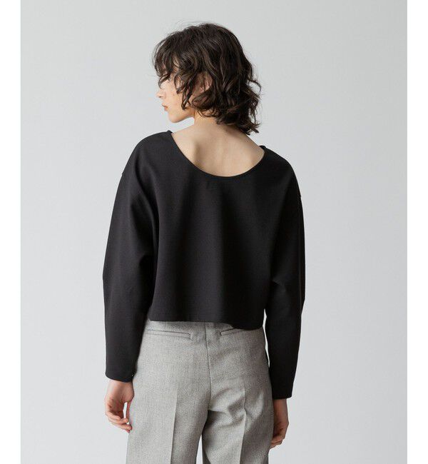 allureville「ブークレーダンボールクロップドプルオーバー」|Tシャツ・カットソー|