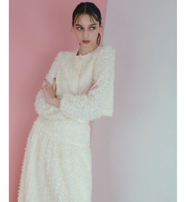 LOULOU WILLOUGHBY「【LOULOU WILLOUGHBY】フラワーパピヨンブルゾン」|ブルゾン・スタジャン|