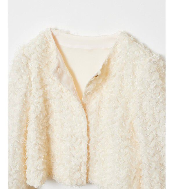 LOULOU WILLOUGHBY「【LOULOU WILLOUGHBY】フラワーパピヨンブルゾン」|ブルゾン・スタジャン|