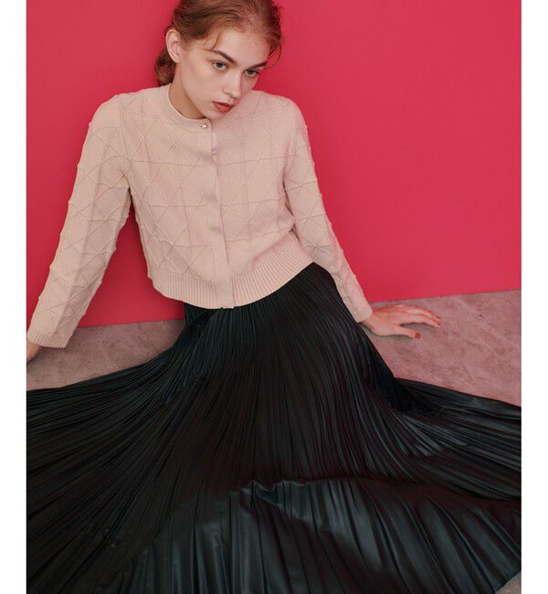 LOULOU WILLOUGHBY「【LOULOU WILLOUGHBY】レザーライクプリーツスカート」|スカート|