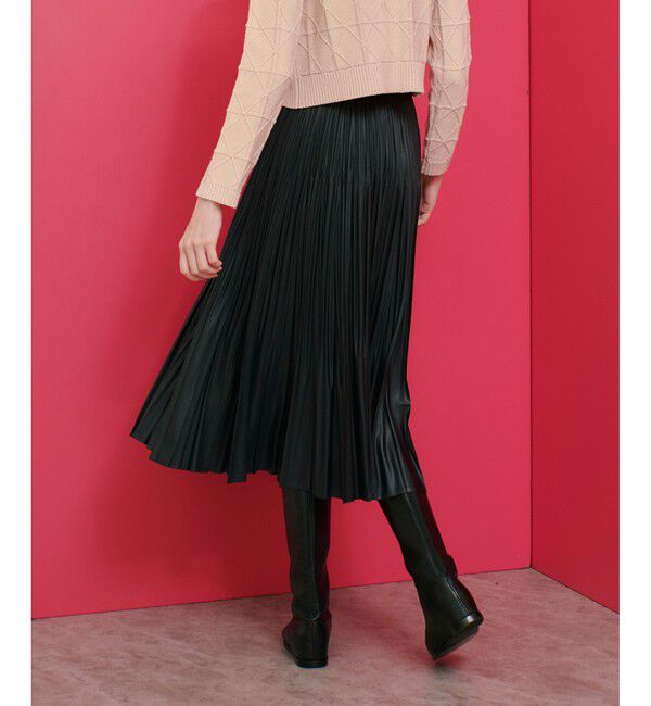 LOULOU WILLOUGHBY「【LOULOU WILLOUGHBY】レザーライクプリーツスカート」|スカート|