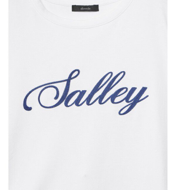 allureville「エンブロイダリーロゴTEE」|Tシャツ・カットソー|