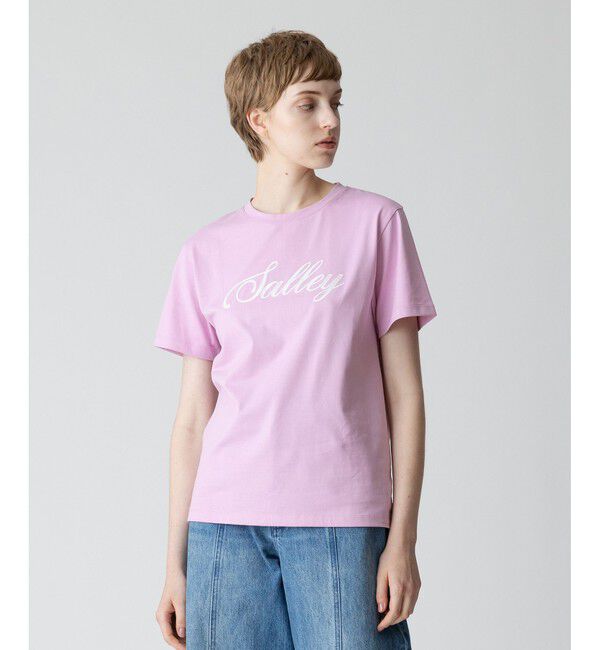 allureville「エンブロイダリーロゴTEE」|Tシャツ・カットソー|