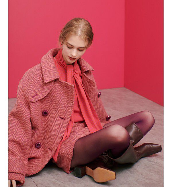 LOULOU WILLOUGHBY「【LOULOU WILLOUGHBY】MAGEE ヘリンボンコート」|その他|