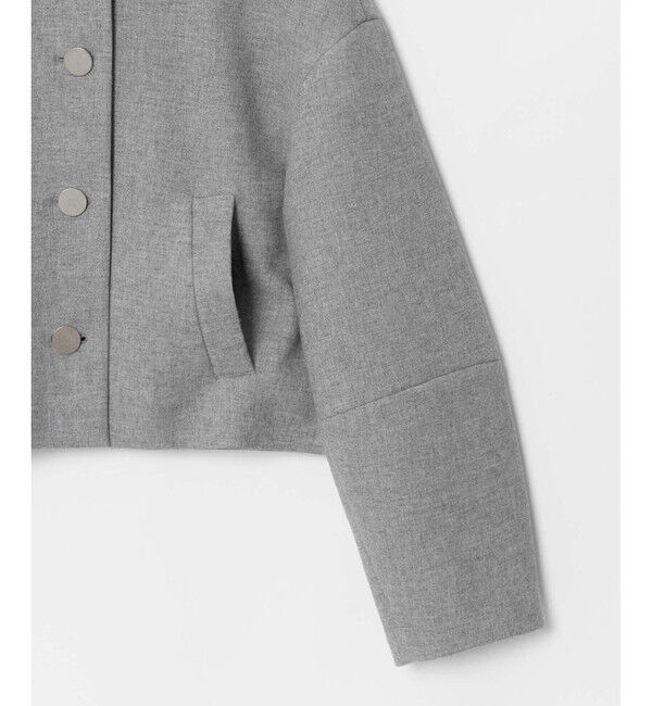 allureville「ボンディングステンカラーブルゾン」|ブルゾン・スタジャン|