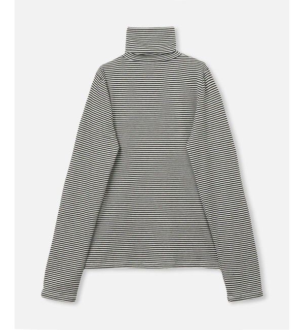 allureville「ハーフミラノボーダープルオーバー」|Tシャツ・カットソー|