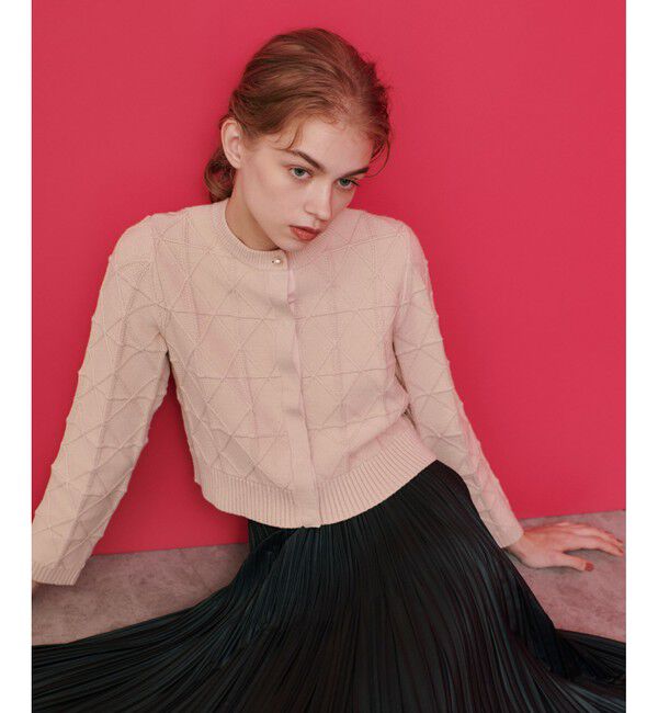 LOULOU WILLOUGHBY「【LOULOU WILLOUGHBY】バードゲージカーディガン」|カーディガン|