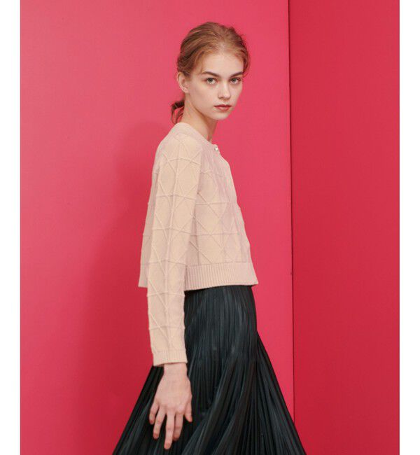 LOULOU WILLOUGHBY「【LOULOU WILLOUGHBY】バードゲージカーディガン」|カーディガン|