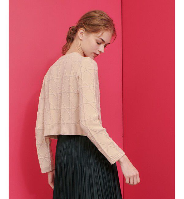 LOULOU WILLOUGHBY「【LOULOU WILLOUGHBY】バードゲージカーディガン」|カーディガン|