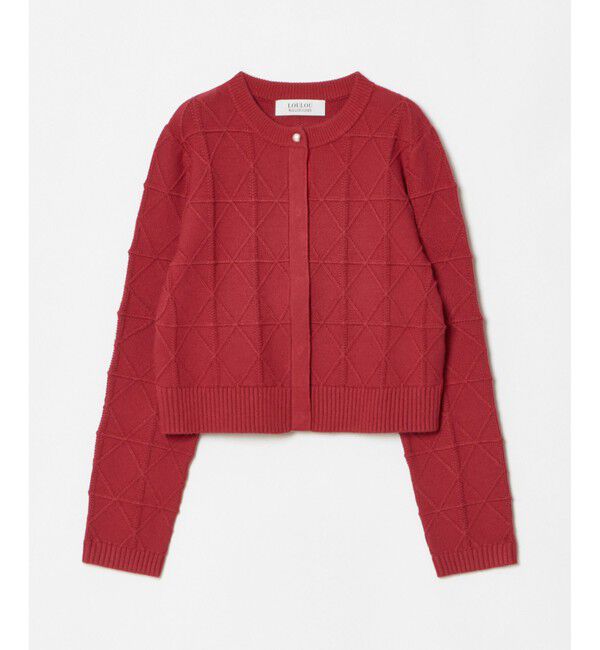 LOULOU WILLOUGHBY「【LOULOU WILLOUGHBY】バードゲージカーディガン」|カーディガン|