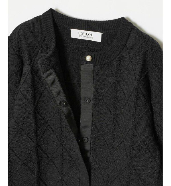 LOULOU WILLOUGHBY「【LOULOU WILLOUGHBY】バードゲージカーディガン」|カーディガン|