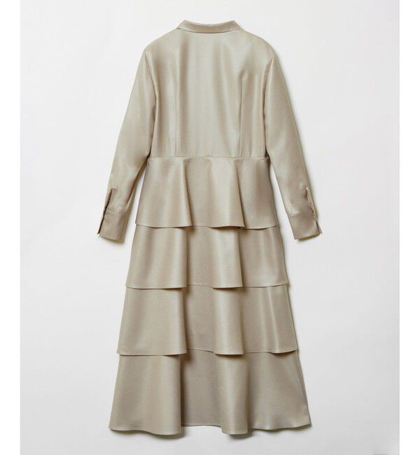 LOULOU WILLOUGHBY「【LOULOU WILLOUGHBY】グロッシーツイルティアードワンピース」|ワンピース|