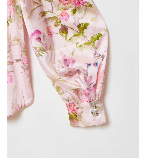 LOULOU WILLOUGHBY「【LOULOU WILLOUGHBY】RATTI ソフトフラワープリントブラウス」|シャツ・ブラウス|