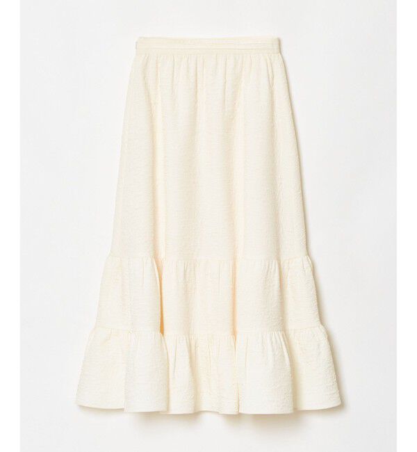 LOULOU WILLOUGHBY「【LOULOU WILLOUGHBY】ジャガードティアードスカート」|スカート|