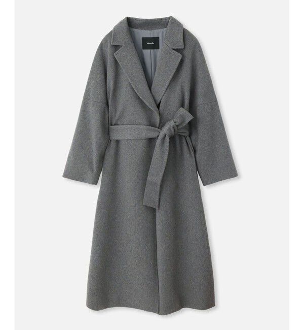 allureville「カシミヤビーバーコート」|その他|グレー