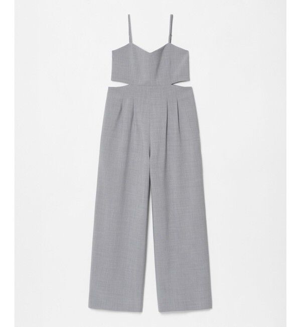 allureville「ストレッチトロサロペットパンツ」|オールインワン|