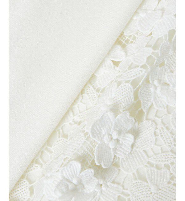 LOULOU WILLOUGHBY「【LOULOU WILLOUGHBY】ケミカルフラワーレースプルオーバー」|ニット・セーター|