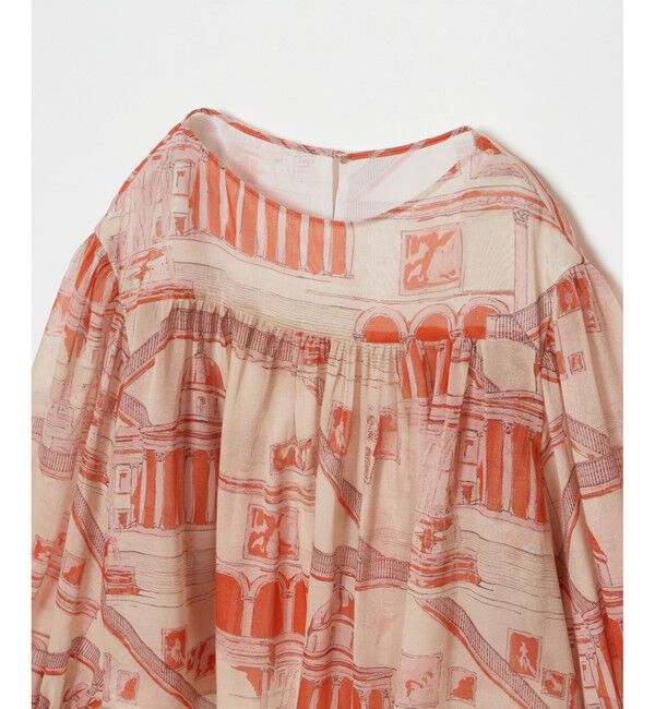 LOULOU WILLOUGHBY「【LOULOU WILLOUGHBY】カテドラルプリント ブラウス」|シャツ・ブラウス|