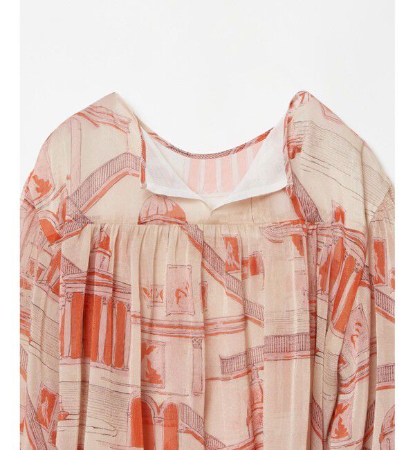 LOULOU WILLOUGHBY「【LOULOU WILLOUGHBY】カテドラルプリント ブラウス」|シャツ・ブラウス|