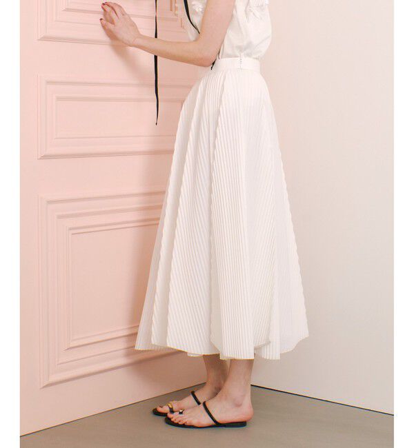 LOULOU WILLOUGHBY「【LOULOU WILLOUGHBY】ランダムアコーディオンプリーツスカート」|スカート|