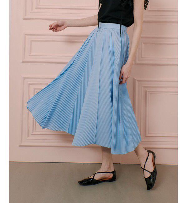 LOULOU WILLOUGHBY「【LOULOU WILLOUGHBY】ランダムアコーディオンプリーツスカート」|スカート|