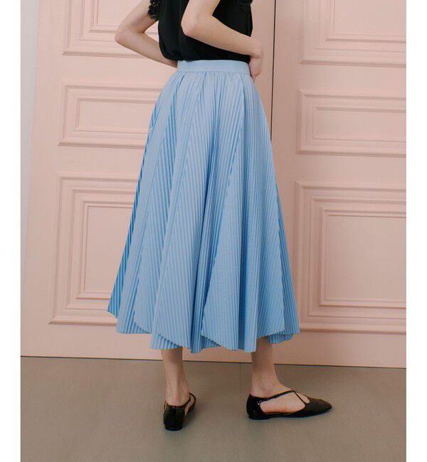 LOULOU WILLOUGHBY「【LOULOU WILLOUGHBY】ランダムアコーディオンプリーツスカート」|スカート|
