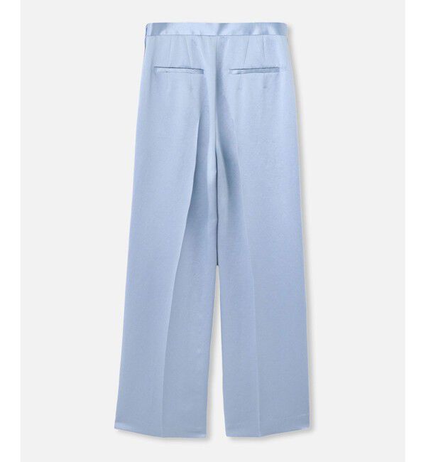 allureville「アセテートサテンタックパンツ」|チノ|