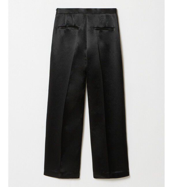 allureville「アセテートサテンタックパンツ」|チノ|